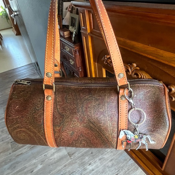 Etro Vintage Milano Paisley Print Boston Bag - Picture 3 of 15